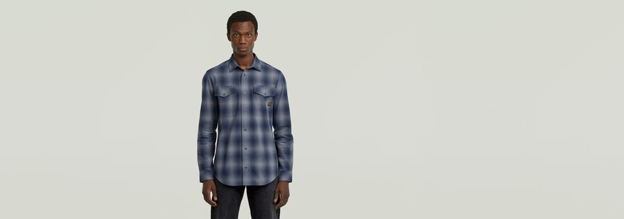 chemise marine slim