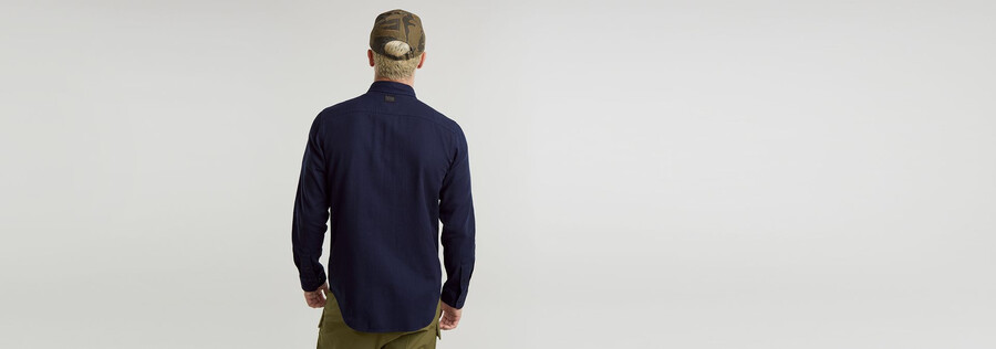 chemise marine slim