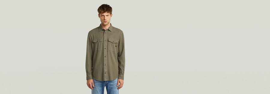 chemise marine slim
