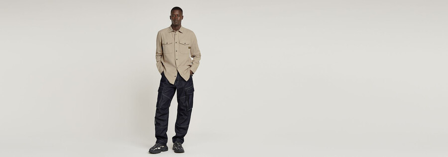 chemise marine slim