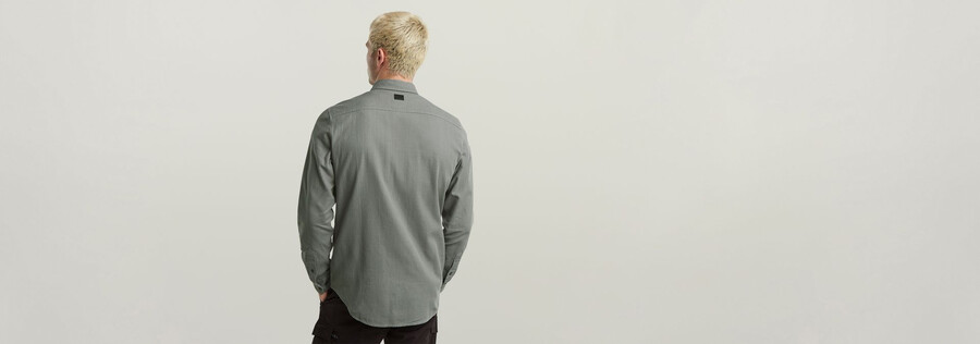 chemise marine slim