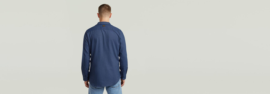 chemise marine slim