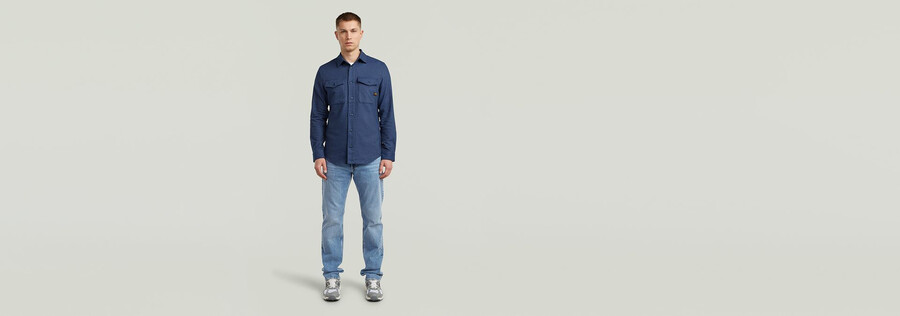 chemise marine slim
