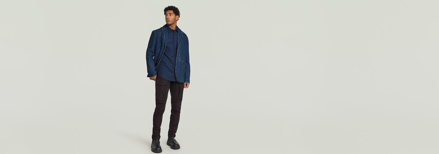 chemise marine slim