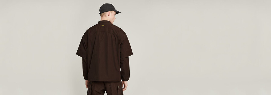 chemise modulaire décontractée