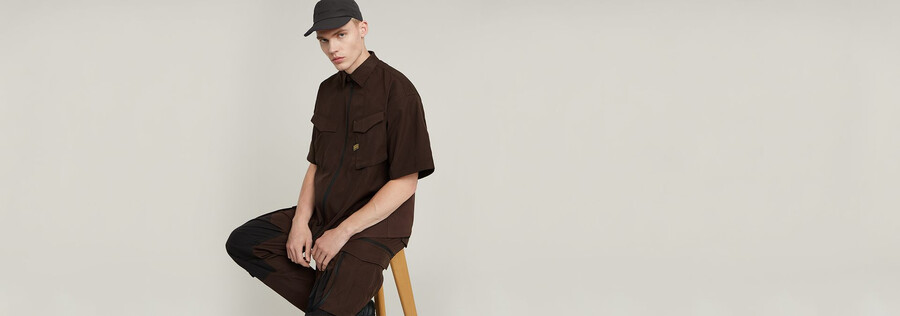 chemise modulaire décontractée