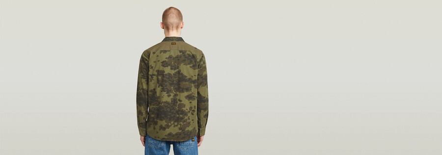 chemise de service régulière à poche cargo