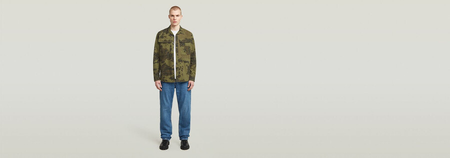 chemise de service régulière à poche cargo