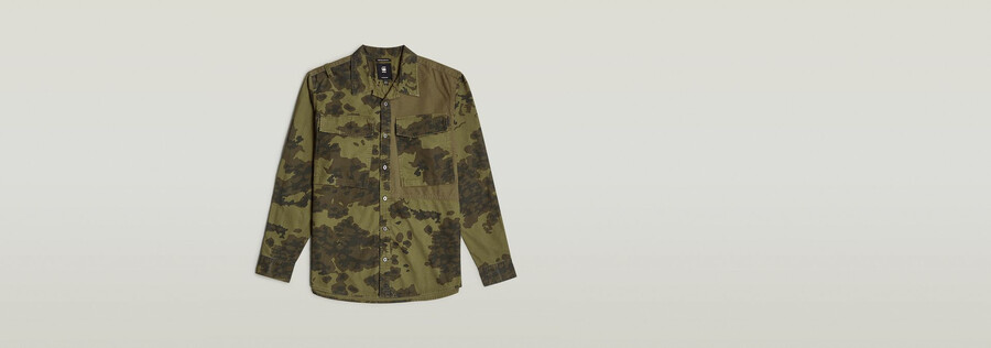 chemise de service régulière à poche cargo