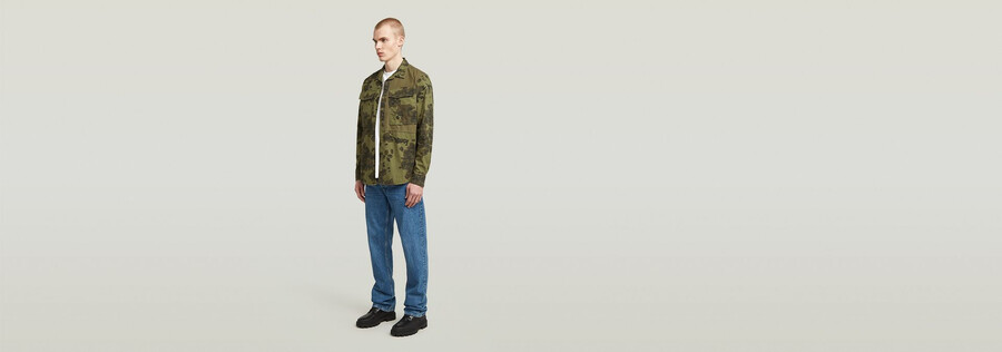 chemise de service régulière à poche cargo