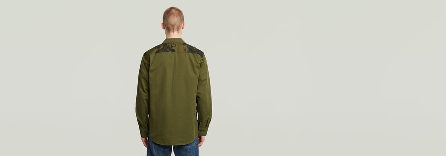chemise de service régulière à poche cargo
