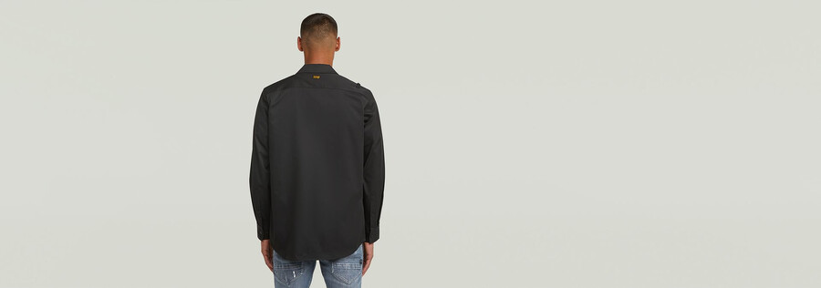 chemise classique à poche cargo