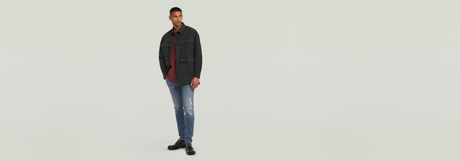 chemise cargo décontractée