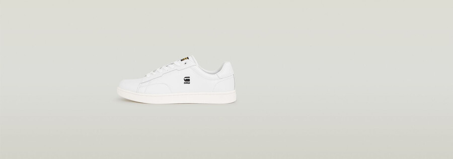 baskets en cuir cadet