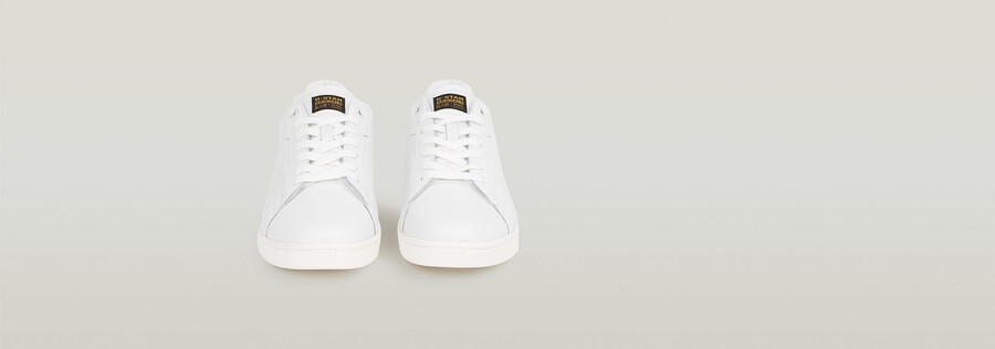 baskets en cuir cadet
