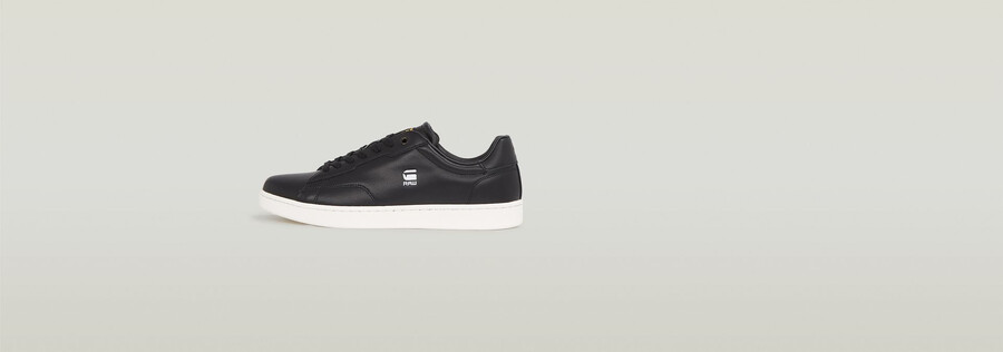 baskets en cuir cadet