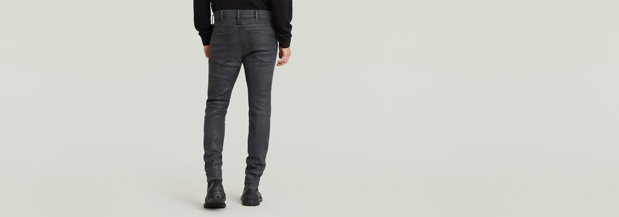 jean skinny zippé 5620 aux genoux