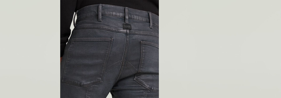 jean skinny zippé 5620 aux genoux
