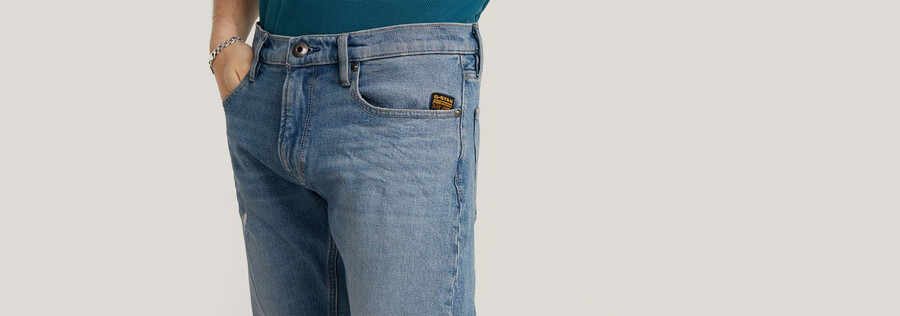 jeans droits mosa