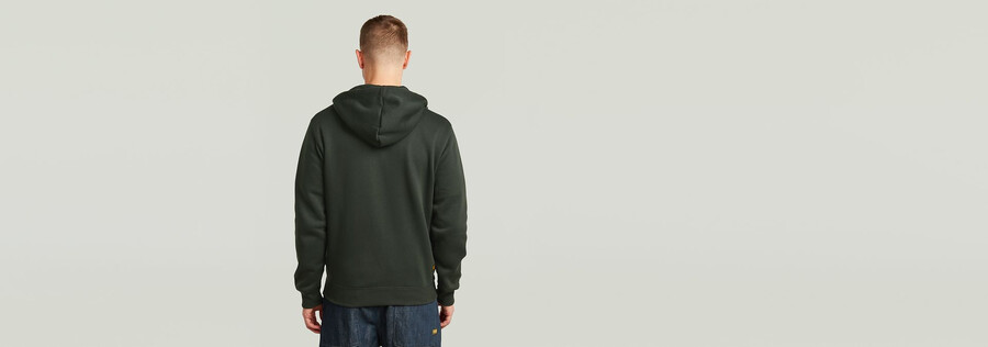 sweat à capuche zippé premium core