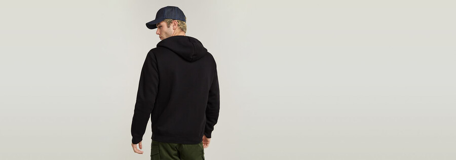 sweat à capuche zippé premium core
