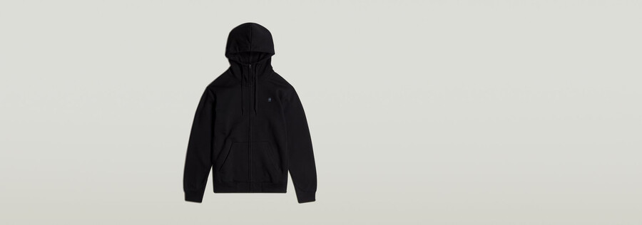 sweat à capuche zippé premium core