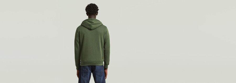 sweat à capuche zippé premium core