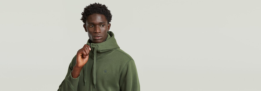 sweat à capuche zippé premium core