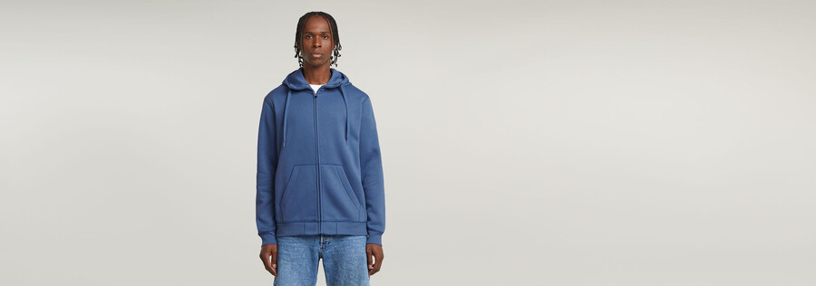 pull à capuche zippé premium core