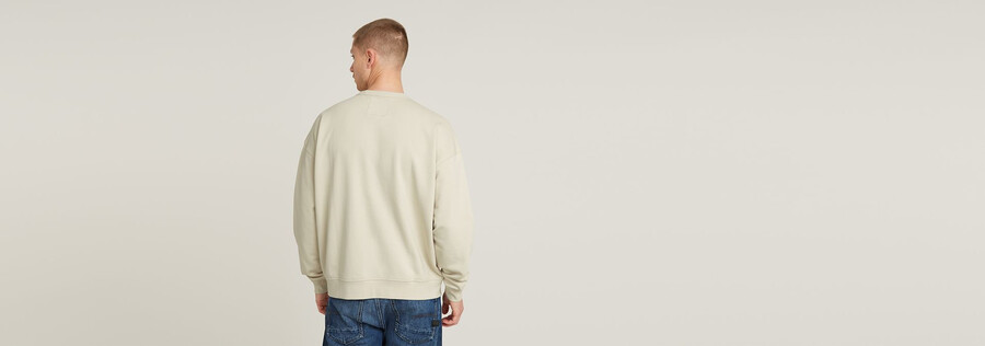 pull ample en chenille à motif g-script