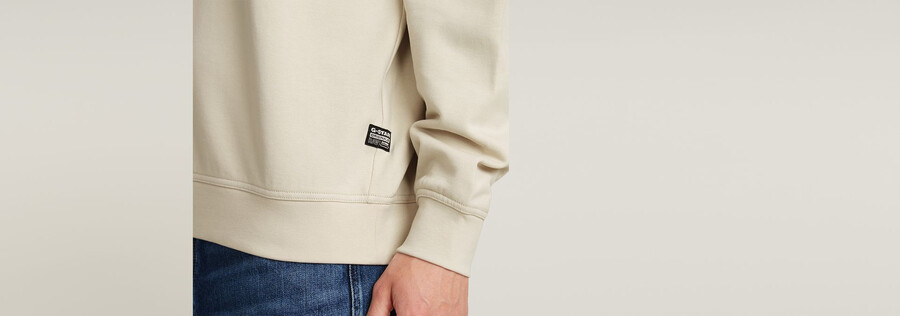 pull ample en chenille à motif g-script