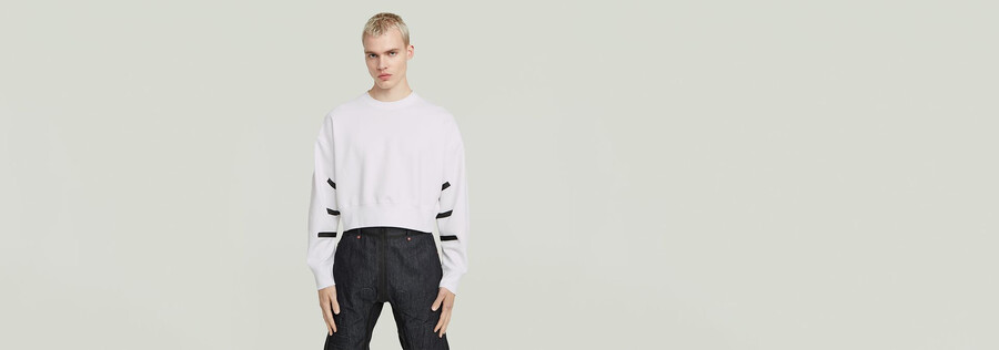 sweat-shirt court unisexe wvb