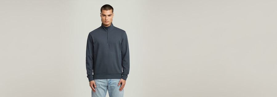 pull nifous à demi-zip