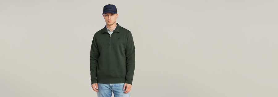 pull premium core à demi-zip