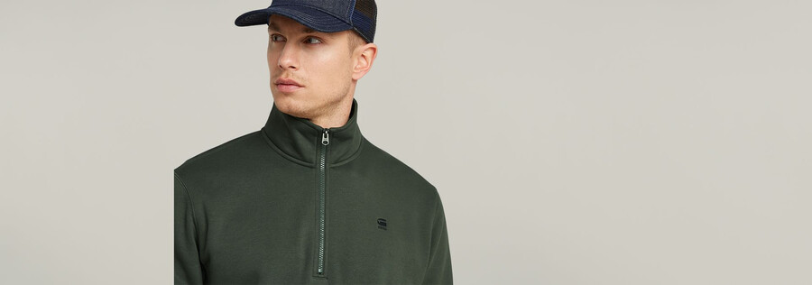 pull premium core à demi-zip