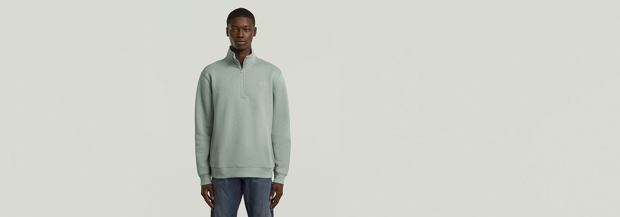 pull premium core à demi-zip