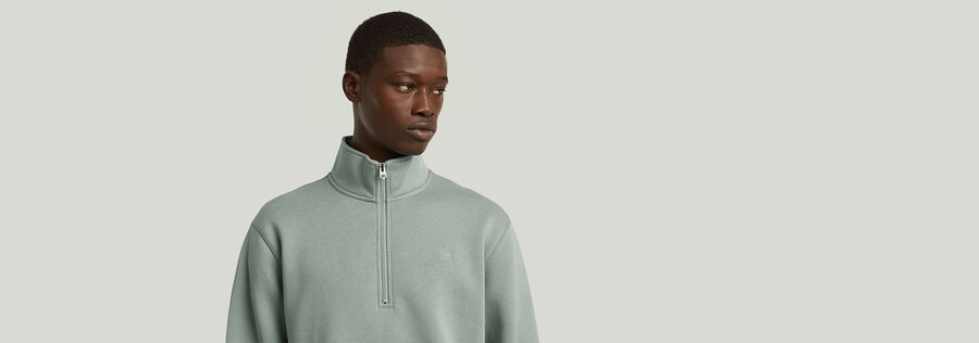 pull premium core à demi-zip