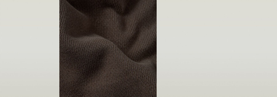 pull demi-zip en mélange de tissus