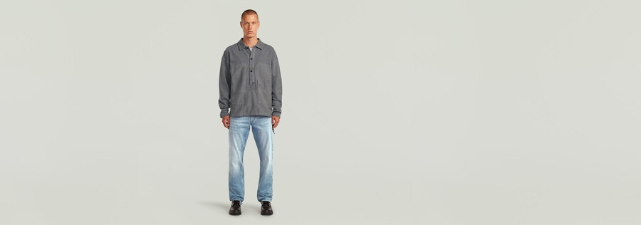 pull ample en mélange de tissus lavés