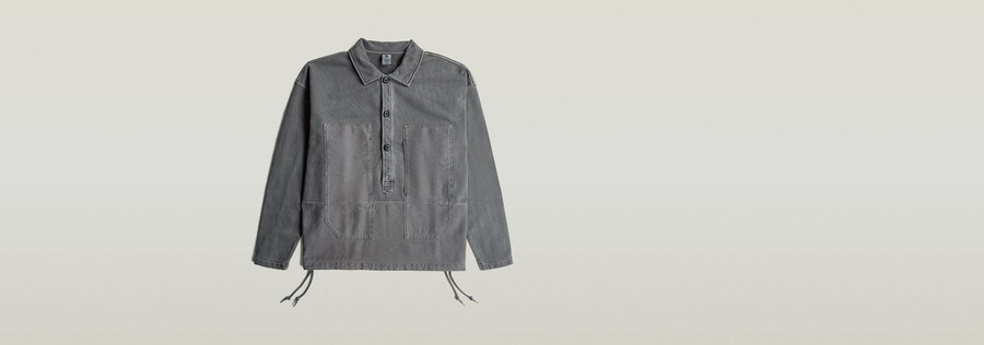 pull ample en mélange de tissus lavés
