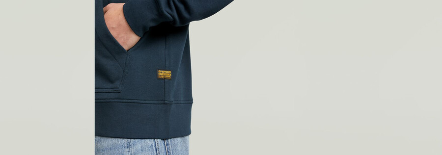 sweat à capuche avec logo brodé hb