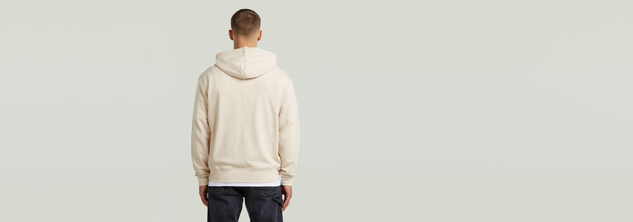 sweat à capuche avec logo brodé hb