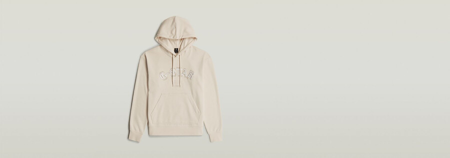 sweat à capuche avec logo brodé hb