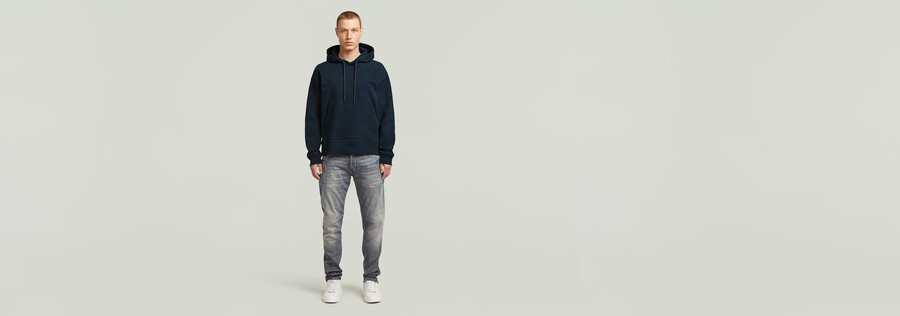 pull à capuche ample en a