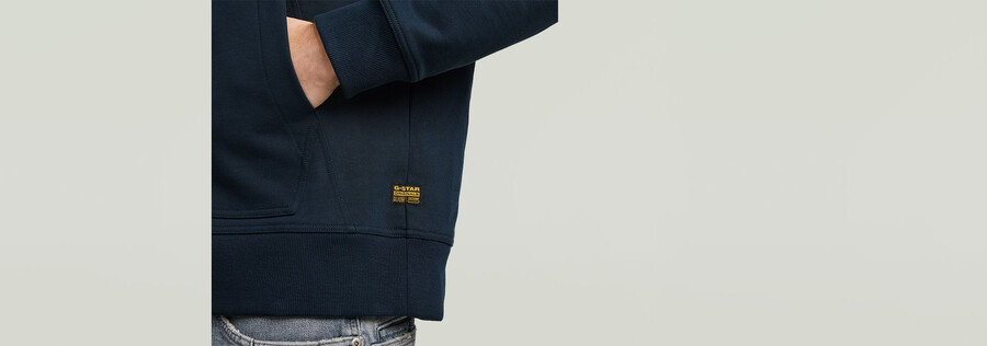 pull à capuche ample en a