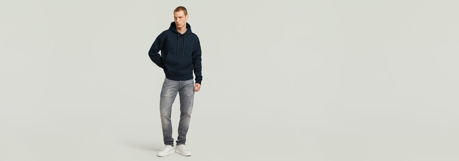 pull à capuche ample en a