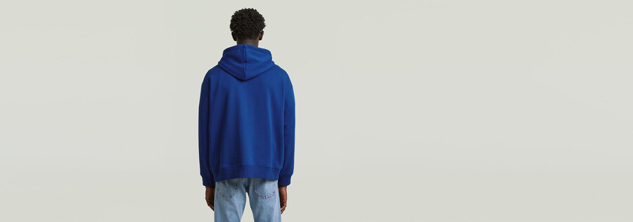 sweat à capuche décontracté à motifs déclaboussures de texte