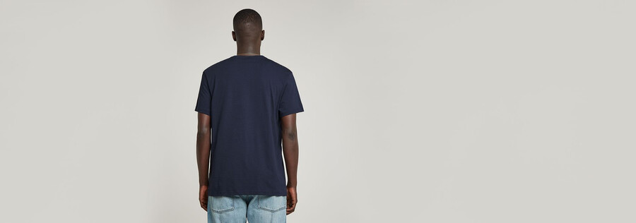 t-shirt base-s à col en v
