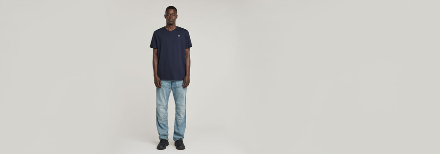 t-shirt base-s à col en v