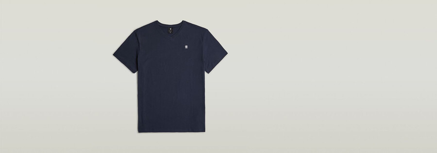 t-shirt base-s à col en v